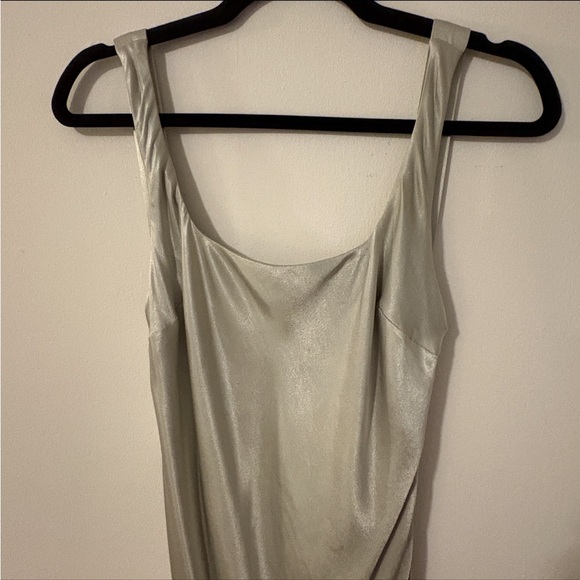 Meshki Ensley Satin Maxi Dress - Sage Green - Picture 4 of 7